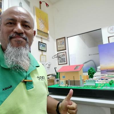 Model 3D - Sistem Pengumpulan Air Hujan